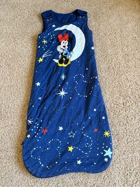Little Sleepies Navy Minnie Mouse Moon & Stars Sleep Sack